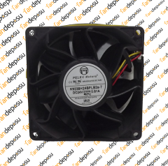 PELKO K9238H24BPLB2a-7 92x92x38mm 24V DC 0.81A PLASTİK KASA PLASTİK KANAT FAN