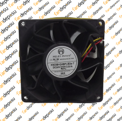 PELKO K9238H24BPLB2a-7 92x92x38mm 24V DC 0.81A PLASTİK KASA PLASTİK KANAT FAN