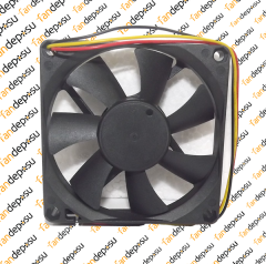 PELKO C8015X12SPLP2a-7  80x80x15mm 12V DC 0.26A PLASTİK KASA PLASTİK KANAT FAN