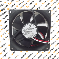PELKO D8025X24BPLP3a-7 80x80x25mm 24V DC 0.12A PLASTİK KASA PLASTİK KANAT FAN