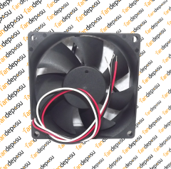 PELKO D8025X24BPLP3a-7 80x80x25mm 24V DC 0.12A PLASTİK KASA PLASTİK KANAT FAN