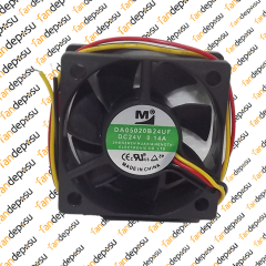 M FAN DA05020B24UF  50x50x20mm 24V DC 0.14A PLASTİK KASA PLASTİK KANAT FAN