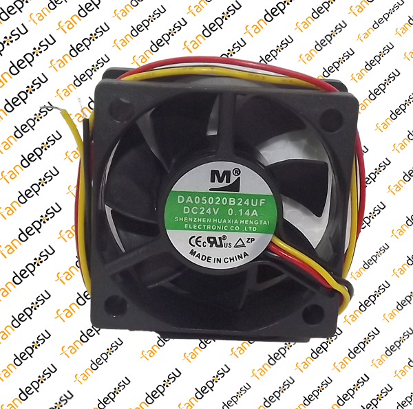 M FAN DA05020B24UF  50x50x20mm 24V DC 0.14A PLASTİK KASA PLASTİK KANAT FAN