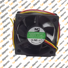 M FAN DA05020B24UF  50x50x20mm 24V DC 0.14A PLASTİK KASA PLASTİK KANAT FAN