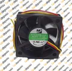 M FAN DA05020B24UF  50x50x20mm 24V DC 0.14A PLASTİK KASA PLASTİK KANAT FAN
