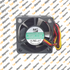 M FAN DA04020B24HF  40x40x20mm 24V DC 0.12A PLASTİK KASA PLASTİK KANAT FAN