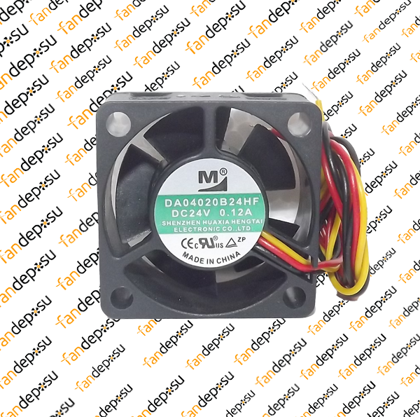 M FAN DA04020B24HF  40x40x20mm 24V DC 0.12A PLASTİK KASA PLASTİK KANAT FAN