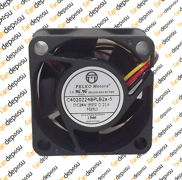 PELKO C4020Z24BPLB2a-5  40x40x20mm 24V DC 0.21A PLASTİK KASA PLASTİK KANAT FAN