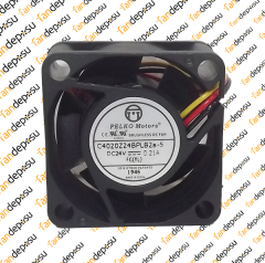 PELKO C4020Z24BPLB2a-5  40x40x20mm 24V DC 0.21A PLASTİK KASA PLASTİK KANAT FAN