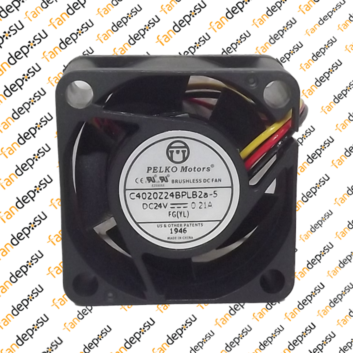 PELKO C4020Z24BPLB2a-5  40x40x20mm 24V DC 0.21A PLASTİK KASA PLASTİK KANAT FAN