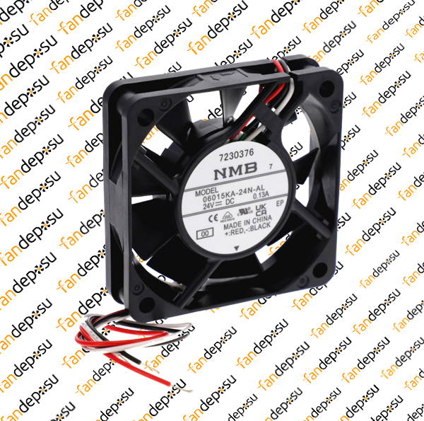 NMB 06015KA-24N-AL (NMB MAT DC 24V 0.13A) 60x60x15mm 24V DC 0.13A FANUC FAN