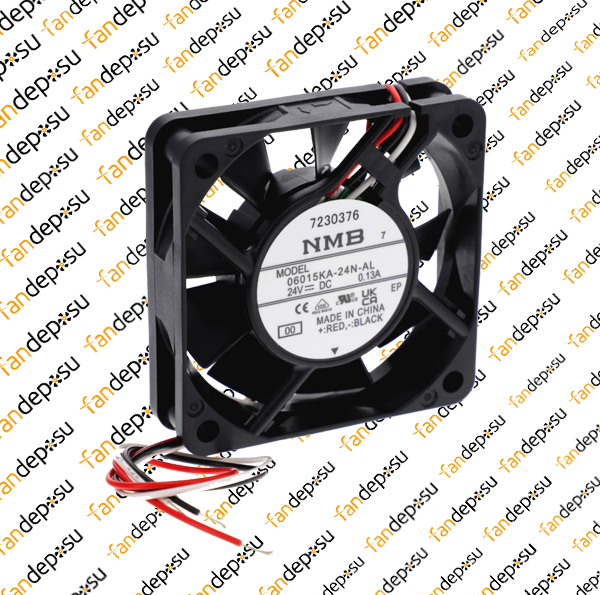 NMB 06015KA-24N-AL (NMB MAT DC 24V 0.13A) 60x60x15mm 24V DC 0.13A FANUC FAN