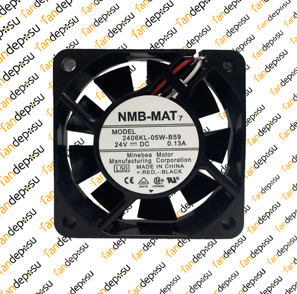 NMB 2406KL-05W-B59 (A90L-0001-0506/135) 60x60x15mm 24V DC 0.13A FANUC FAN