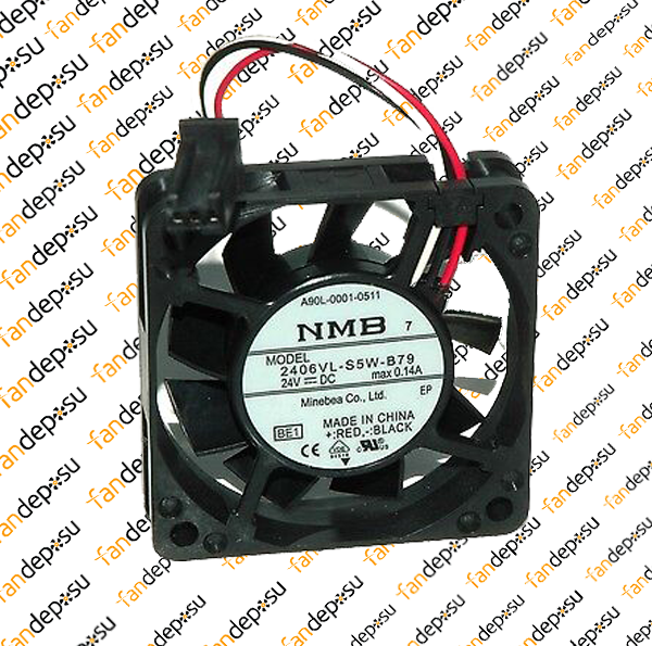 NMB 2406VL-S5W-B79 (A90L-0001-0423#50) 60x60x15mm 24V DC 0.14A FANUC FAN