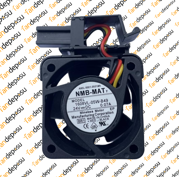 NMB 1608VL-05W-B49 (A90L-0001-0551#A) 40x40x20mm 24V DC 0.07A FANUC FAN