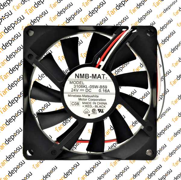 NMB 3106KL-05W-B59 (A90L-0001-0422) 80x80x15mm 24V DC 0.16A FANUC FAN
