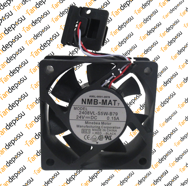 NMB 2408VL-S5W-B79 (A90L-0001-0576) 60x60x20mm 24V DC 0.15A FANUC FAN