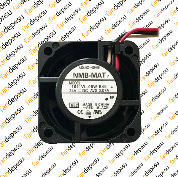 NMB 1611VL-05W-B49 (A90L-0001-0580#A) 40x40x28mm 24V DC 0.07A FANUC FAN