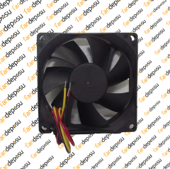 BİSEN BDB8025M24  80x80x25mm 24V DC 0.18A PLASTİK KASA PLASTİK KANAT FAN