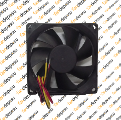 BİSEN BDB8025M24  80x80x25mm 24V DC 0.18A PLASTİK KASA PLASTİK KANAT FAN