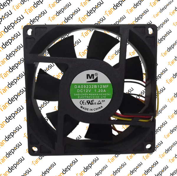 M FAN DA09232B12MF  92x92x32mm 12V DC 1.20A PLASTİK KASA PLASTİK KANAT FAN
