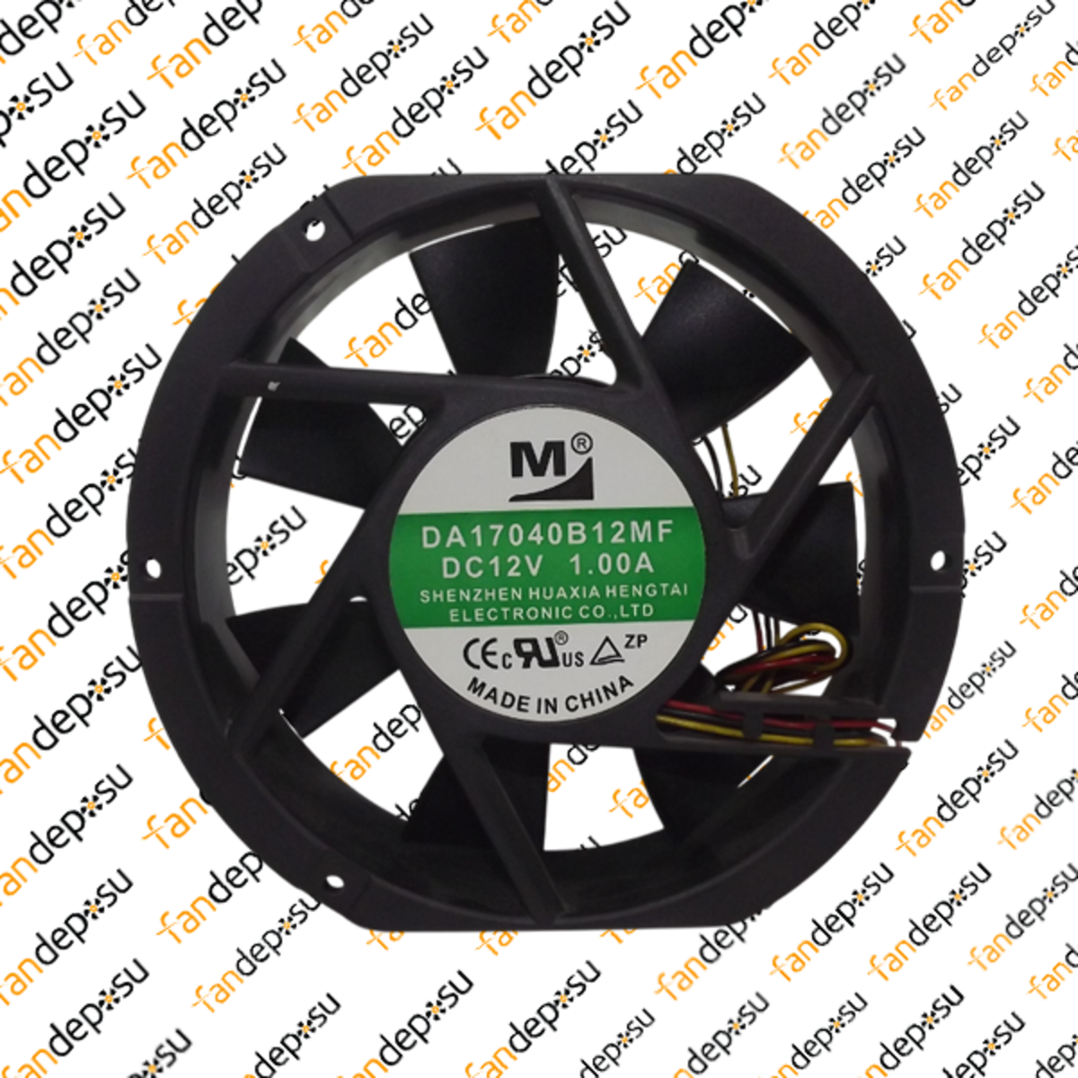 M FAN DA17040B12MF  172x150x40mm 12V DC 1.00A PLASTİK KASA PLASTİK KANAT FAN