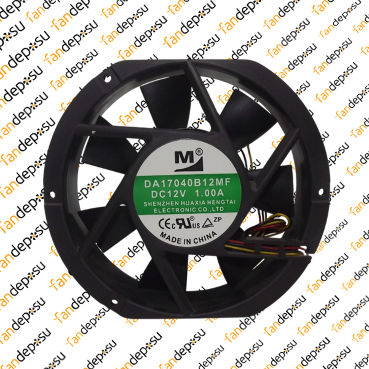 M FAN DA17040B12MF  172x150x40mm 12V DC 1.00A PLASTİK KASA PLASTİK KANAT FAN