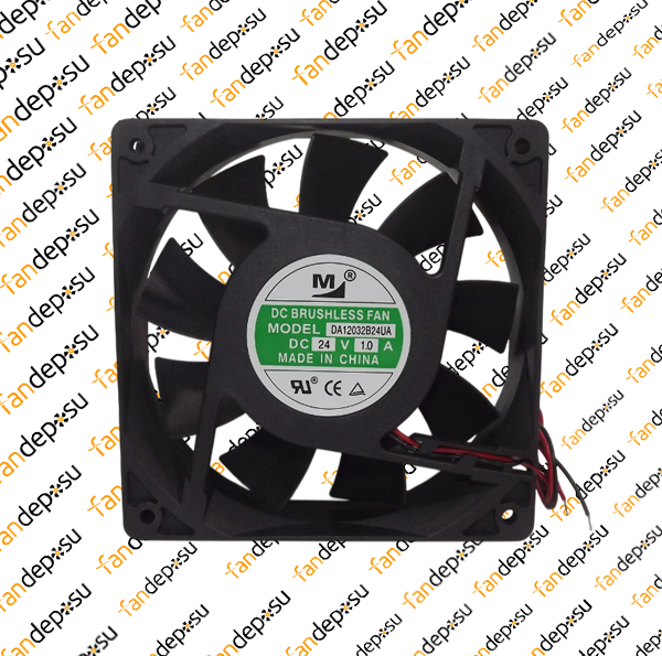 M FAN DA12032B24UA  120x120x32mm 24V DC 1.0A PLASTİK KASA PLASTİK KANAT FAN