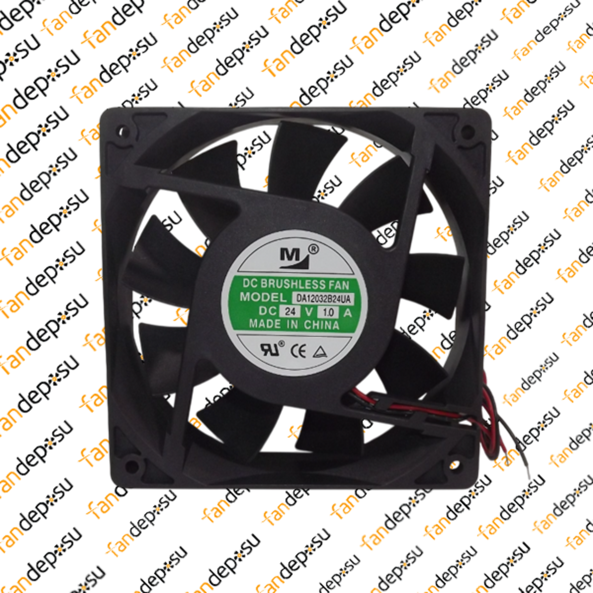 M FAN DA12032B24UA  120x120x32mm 24V DC 1.0A PLASTİK KASA PLASTİK KANAT FAN