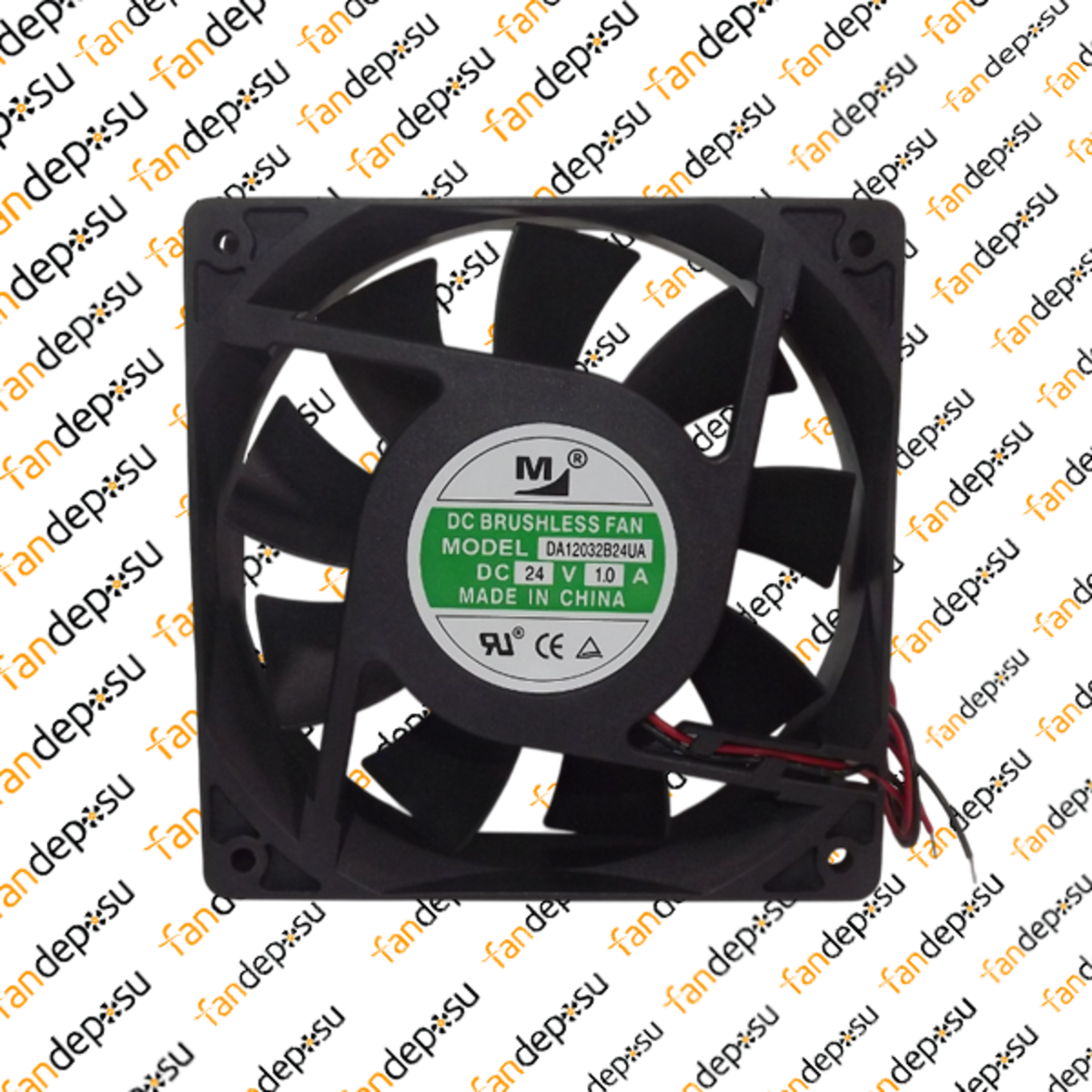 M FAN DA12032B24UA  120x120x32mm 24V DC 1.0A PLASTİK KASA PLASTİK KANAT FAN