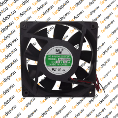 M FAN DA12032B24UA  120x120x32mm 24V DC 1.0A PLASTİK KASA PLASTİK KANAT FAN