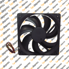 M FAN YM2412PTB1  120x120x25mm 24V DC 0.18A PLASTİK KASA PLASTİK KANAT FAN