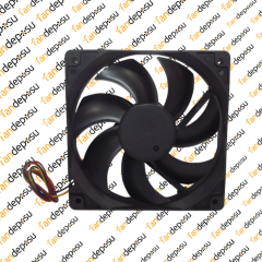 M FAN YM2412PTB1  120x120x25mm 24V DC 0.18A PLASTİK KASA PLASTİK KANAT FAN