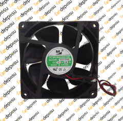 M FAN YM2412PMS1  120x120x38mm 24V DC 0.30A PLASTİK KASA PLASTİK KANAT FAN