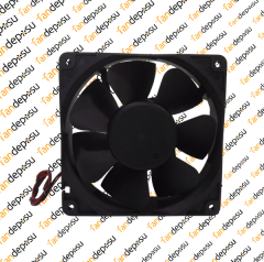 M FAN YM2412PMS1  120x120x38mm 24V DC 0.30A PLASTİK KASA PLASTİK KANAT FAN