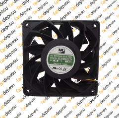 M FAN YM4812PMZB1  120x120x38mm 48V DC 1.0A PLASTİK KASA PLASTİK KANAT FAN
