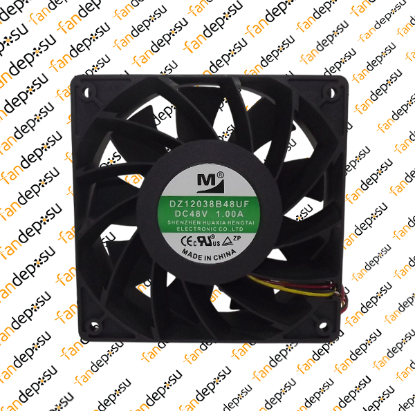 M FAN DZ12038B48UF  120x120x38mm 48V DC 1.OOA PLASTİK KASA PLASTİK KANAT FAN