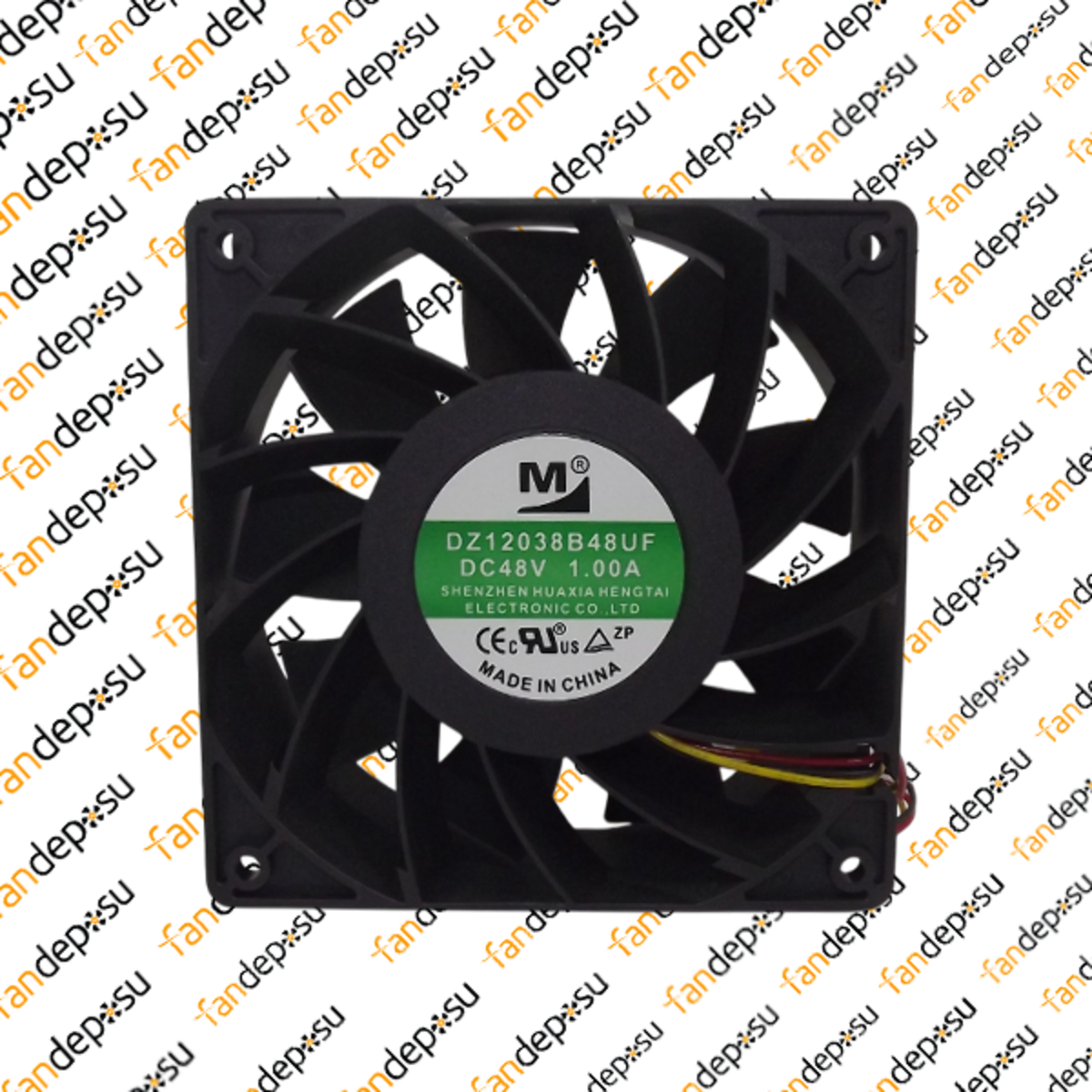 M FAN DZ12038B48UF  120x120x38mm 48V DC 1.00A PLASTİK KASA PLASTİK KANAT FAN