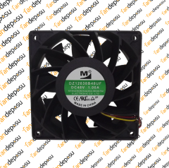 M FAN DZ12038B48UF  120x120x38mm 48V DC 1.OOA PLASTİK KASA PLASTİK KANAT FAN
