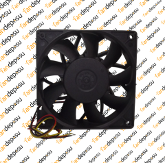 M FAN DZ12038B48UF  120x120x38mm 48V DC 1.00A PLASTİK KASA PLASTİK KANAT FAN