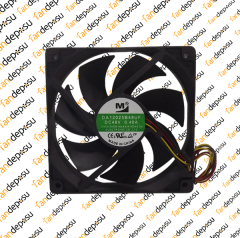 M FAN DA12025B48UF  120x120x25mm 48V DC 0.40A PLASTİK KASA PLASTİK KANAT FAN