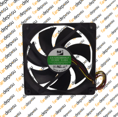 M FAN DA12025B48UF  120x120x25mm 48V DC 0.40A PLASTİK KASA PLASTİK KANAT FAN