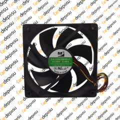 M FAN DA12025B48UF  120x120x25mm 48V DC 0.40A PLASTİK KASA PLASTİK KANAT FAN