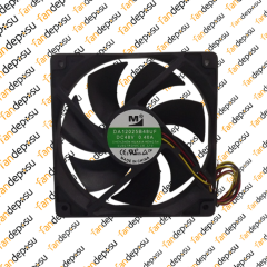 M FAN DA12025B48UF  120x120x25mm 48V DC 0.40A PLASTİK KASA PLASTİK KANAT FAN
