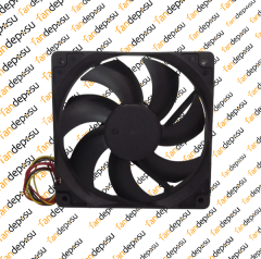 M FAN DA12025B48UF  120x120x25mm 48V DC 0.40A PLASTİK KASA PLASTİK KANAT FAN