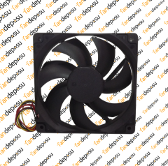 M FAN DA12025B48UF  120x120x25mm 48V DC 0.40A PLASTİK KASA PLASTİK KANAT FAN