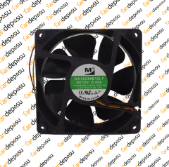 M FAN DA12038B12LF  120x120x38mm 12V DC 0.40A PLASTİK KASA PLASTİK KANAT FAN