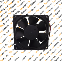 M FAN DA12038B12LF  120x120x38mm 12V DC 0.40A PLASTİK KASA PLASTİK KANAT FAN