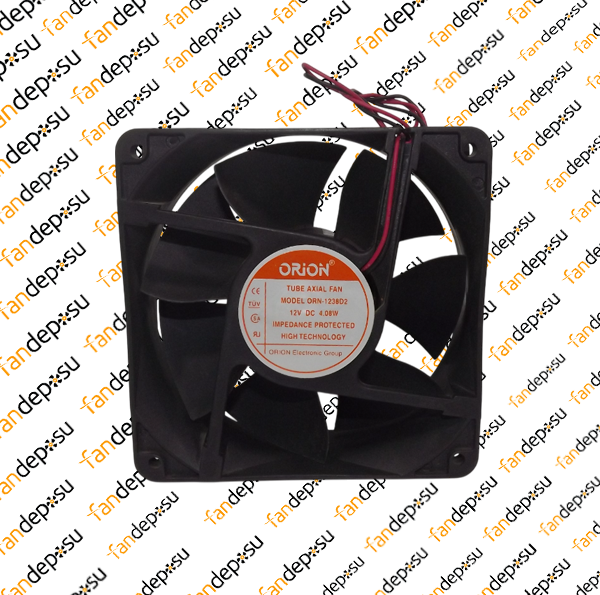 ORION ORN-1238D2  120x120x38mm 12V DC 4.08W PLASTİK KASA PLASTİK KANAT FAN