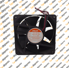 ORION ORN-1238D2  120x120x38mm 12V DC 4.08W PLASTİK KASA PLASTİK KANAT FAN
